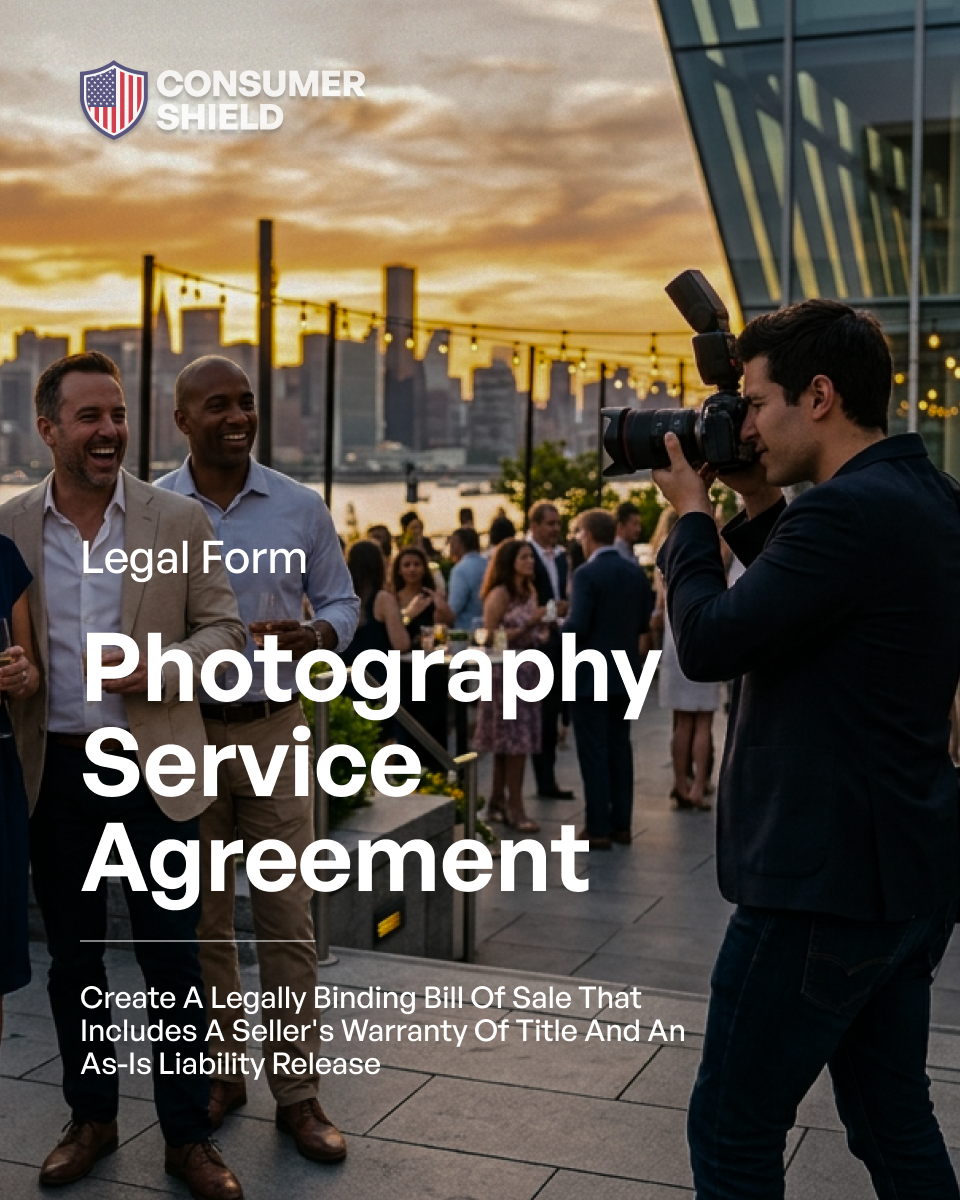 Photography Service Agreement