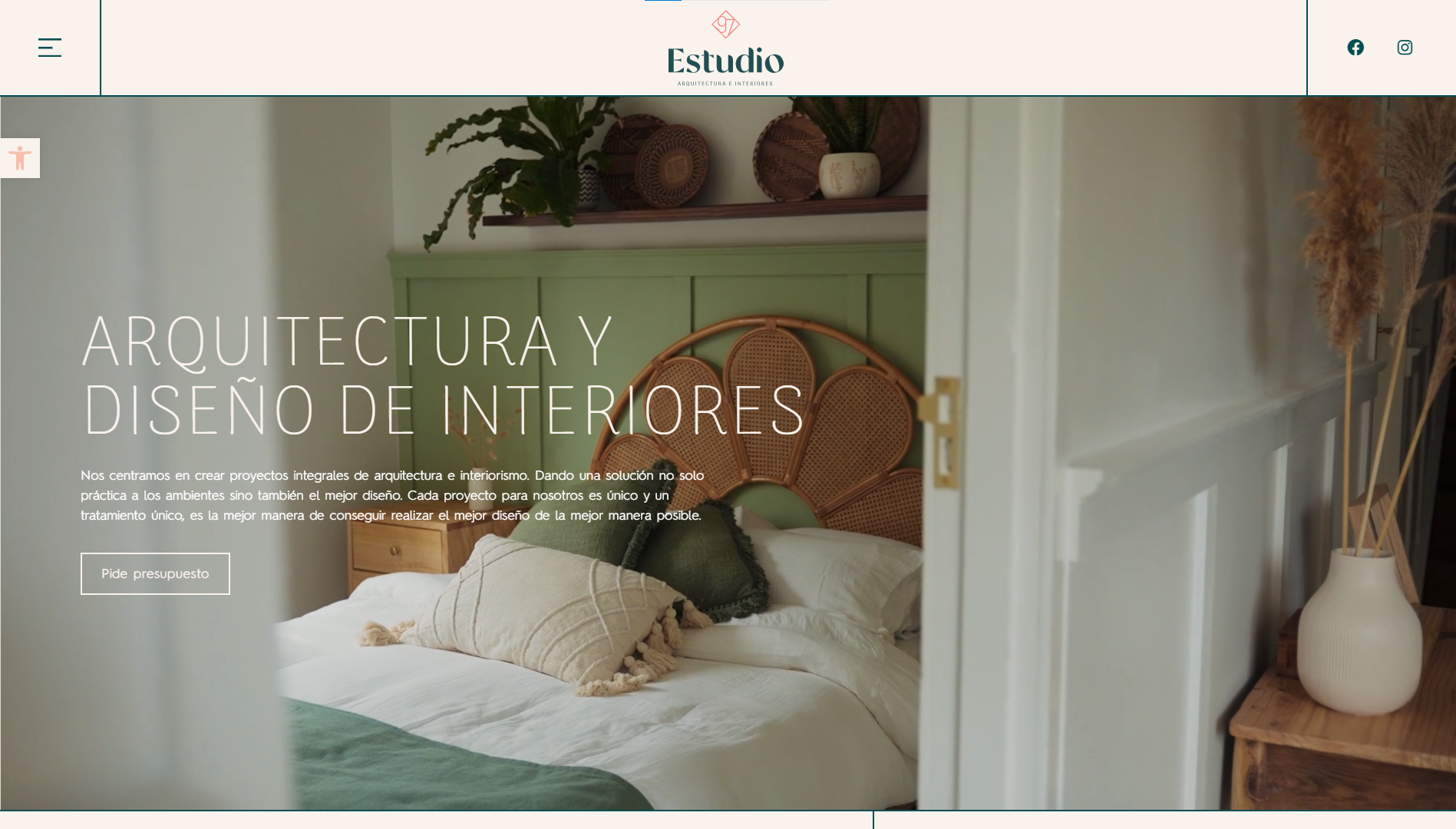Página web de E97 Arquitectura diseñada por Chillypills