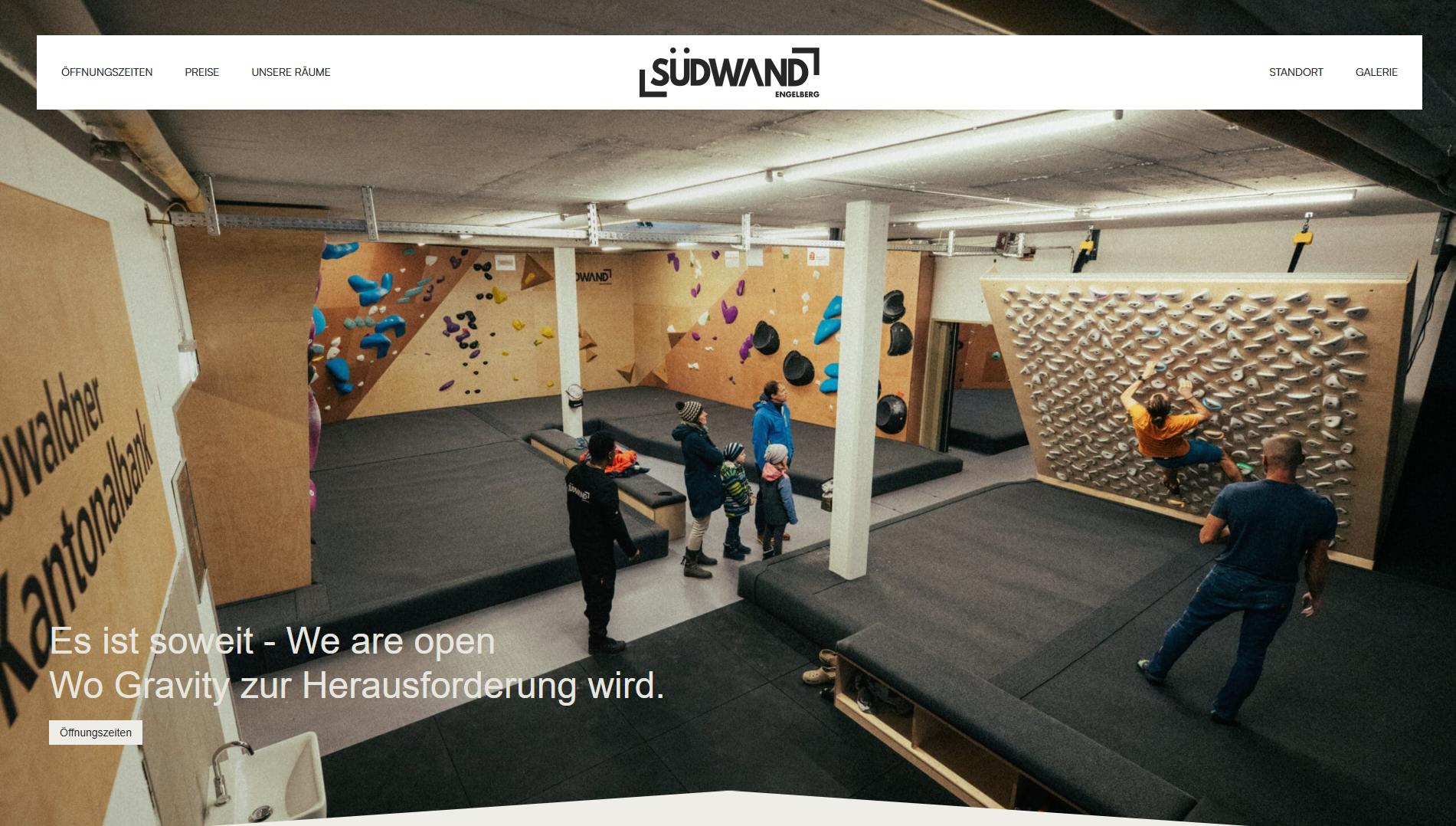 Página web de Südwand diseñada por Chillypills