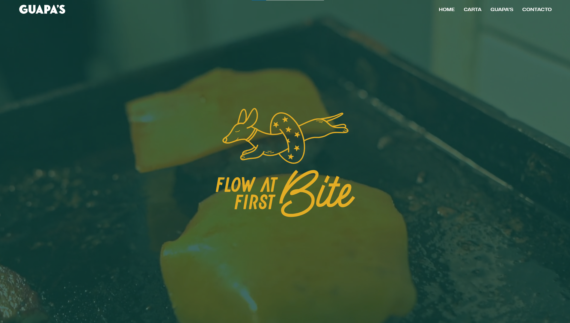 Página web de Guapa's Burger diseñada por Chillypills