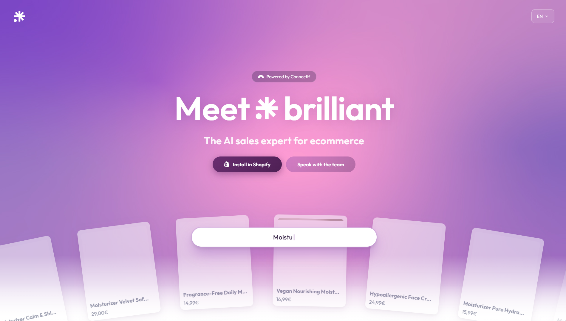 Página web de Brilliant diseñada por Chillypills
