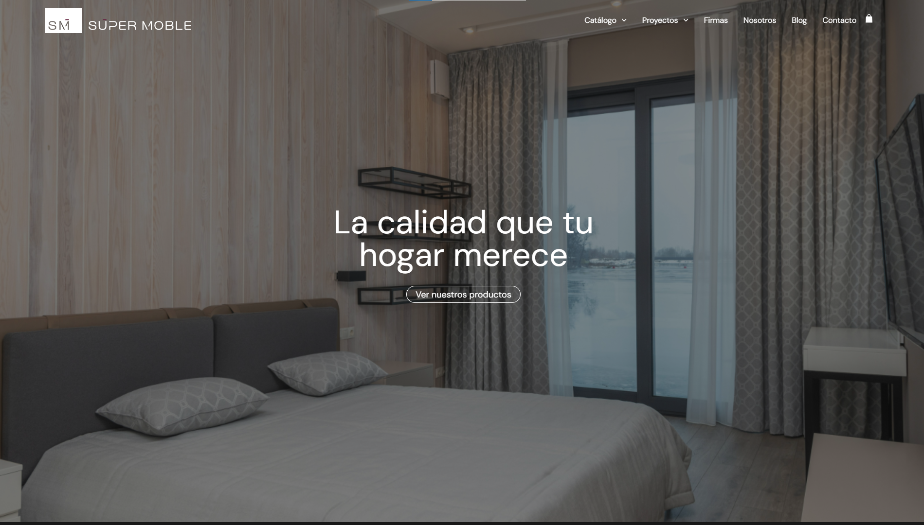 Página web de Supermoble diseñada por Chillypills
