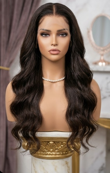 Full Transparent Lace Body Wave Wig 3