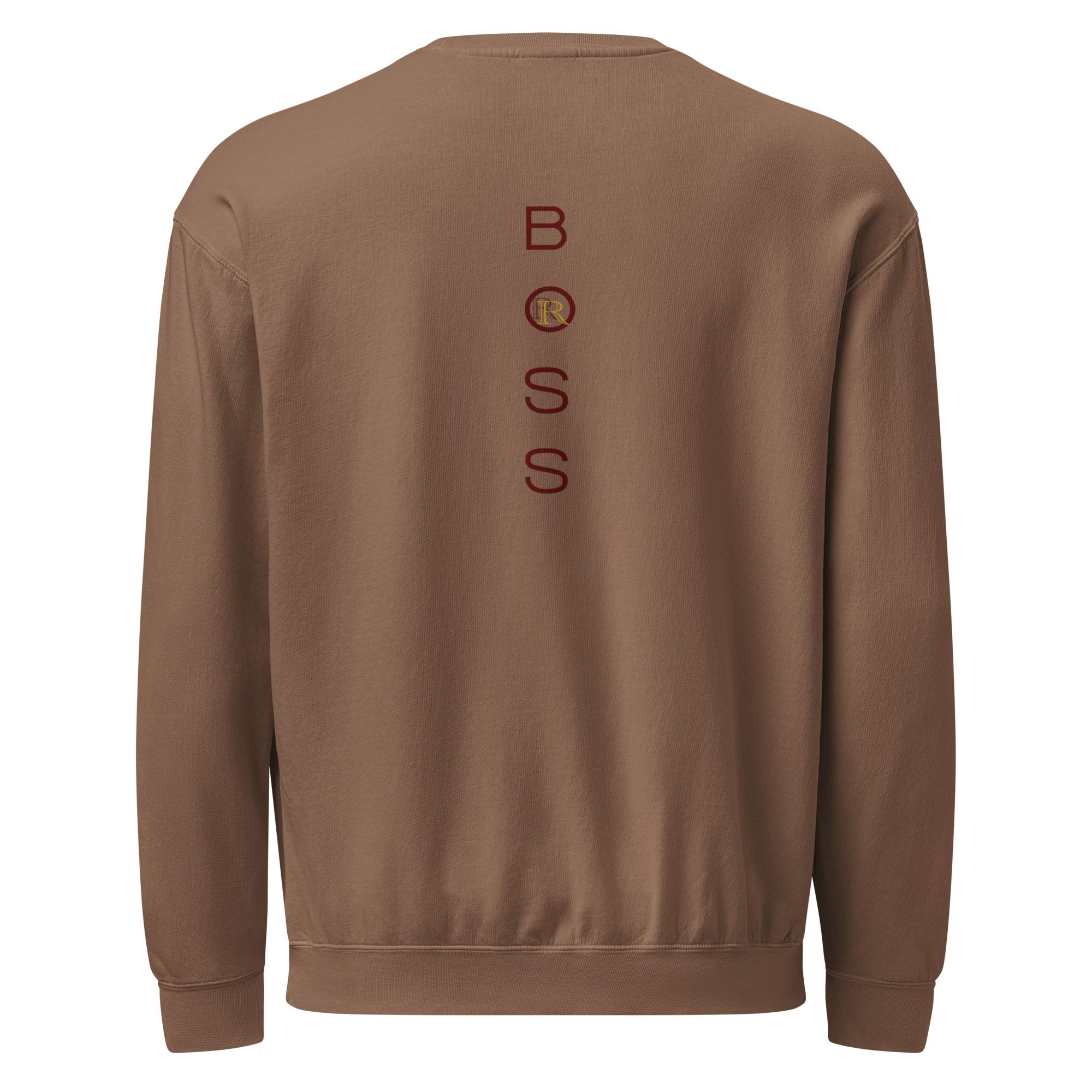 Unisex garment-dyed fleece crewneck sweatshirt 15