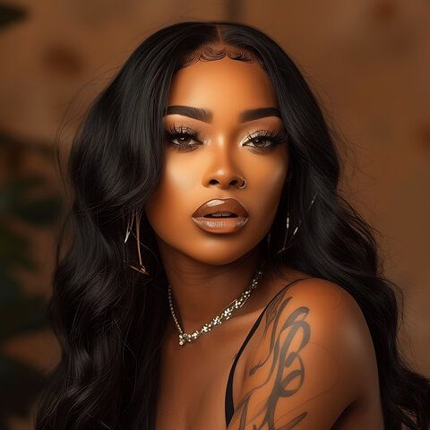 Brazilian Loose Wave Front Lace Wig