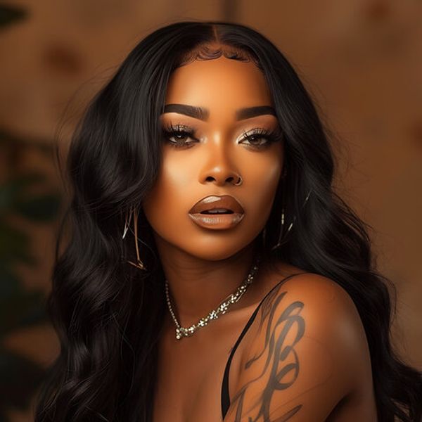 Brazilian Loose Wave Front Lace Wig
