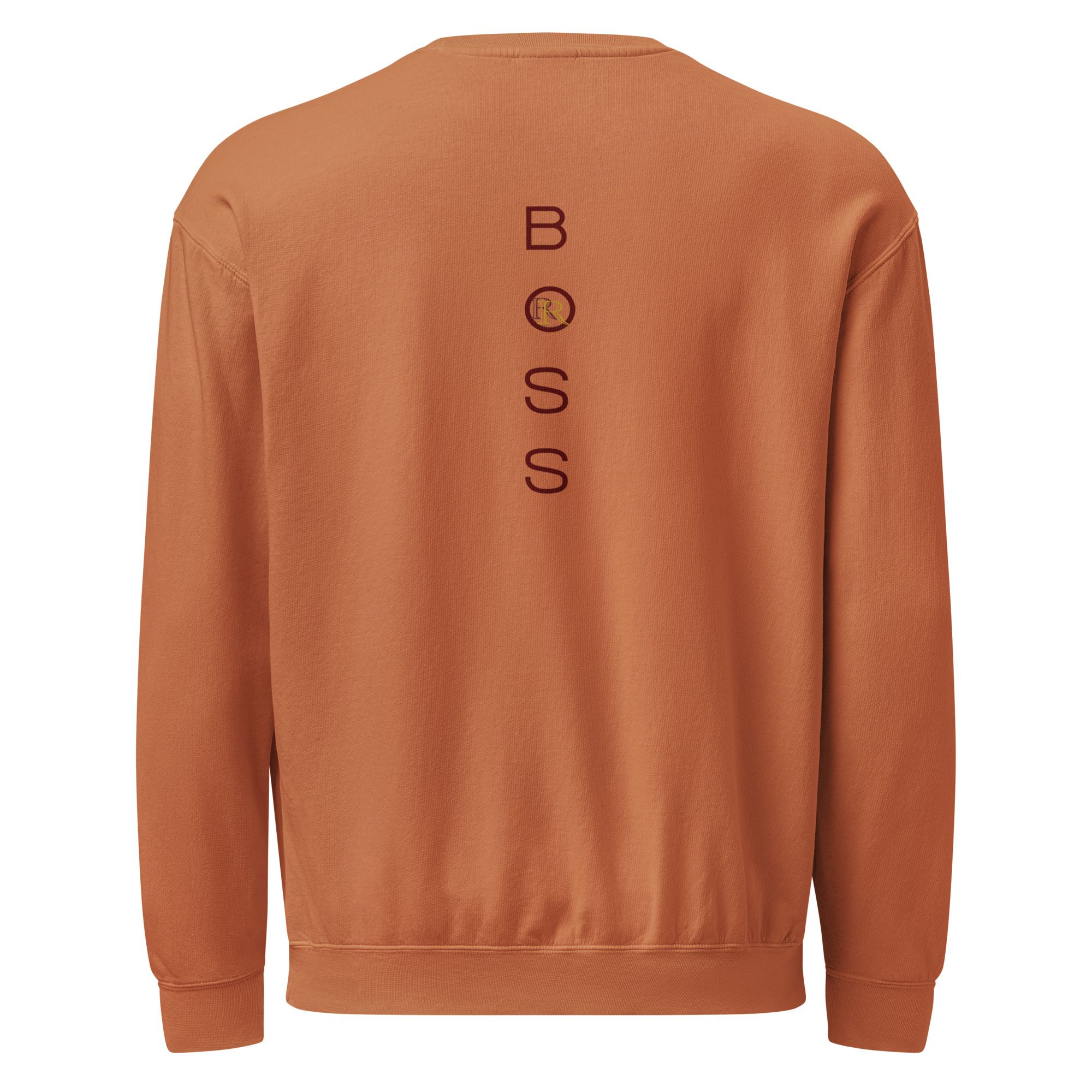 Unisex garment-dyed fleece crewneck sweatshirt 19