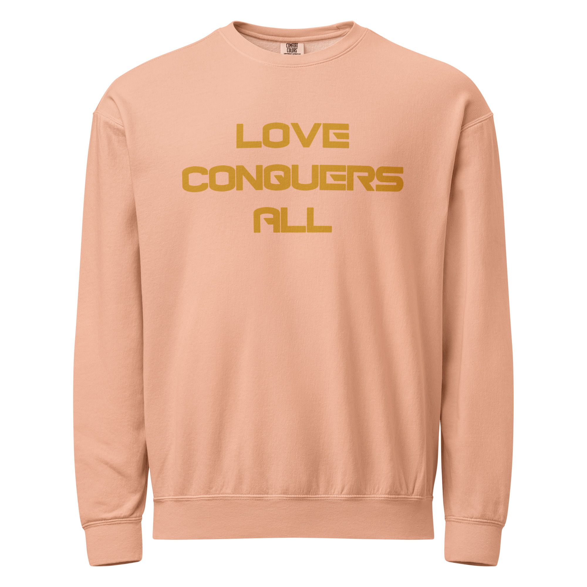 Unisex garment-dyed fleece crewneck sweatshirt 26