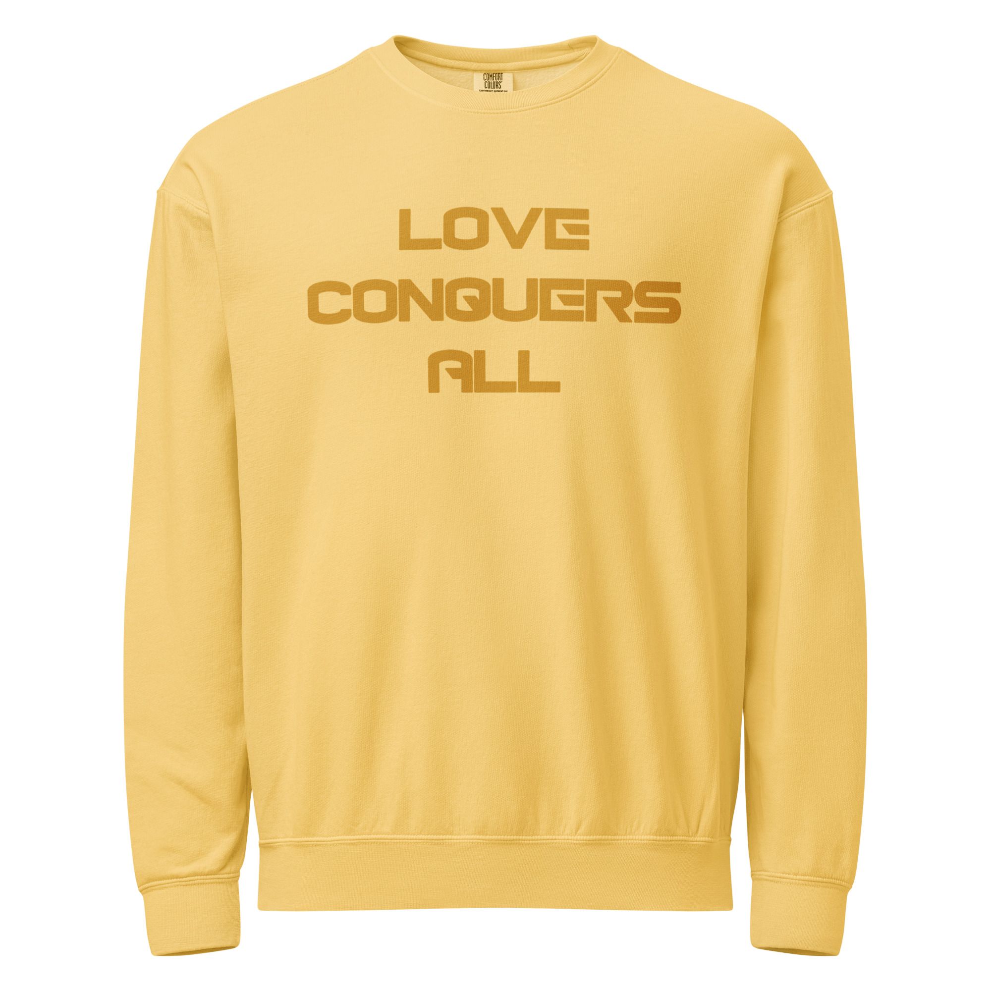 Unisex garment-dyed fleece crewneck sweatshirt 30