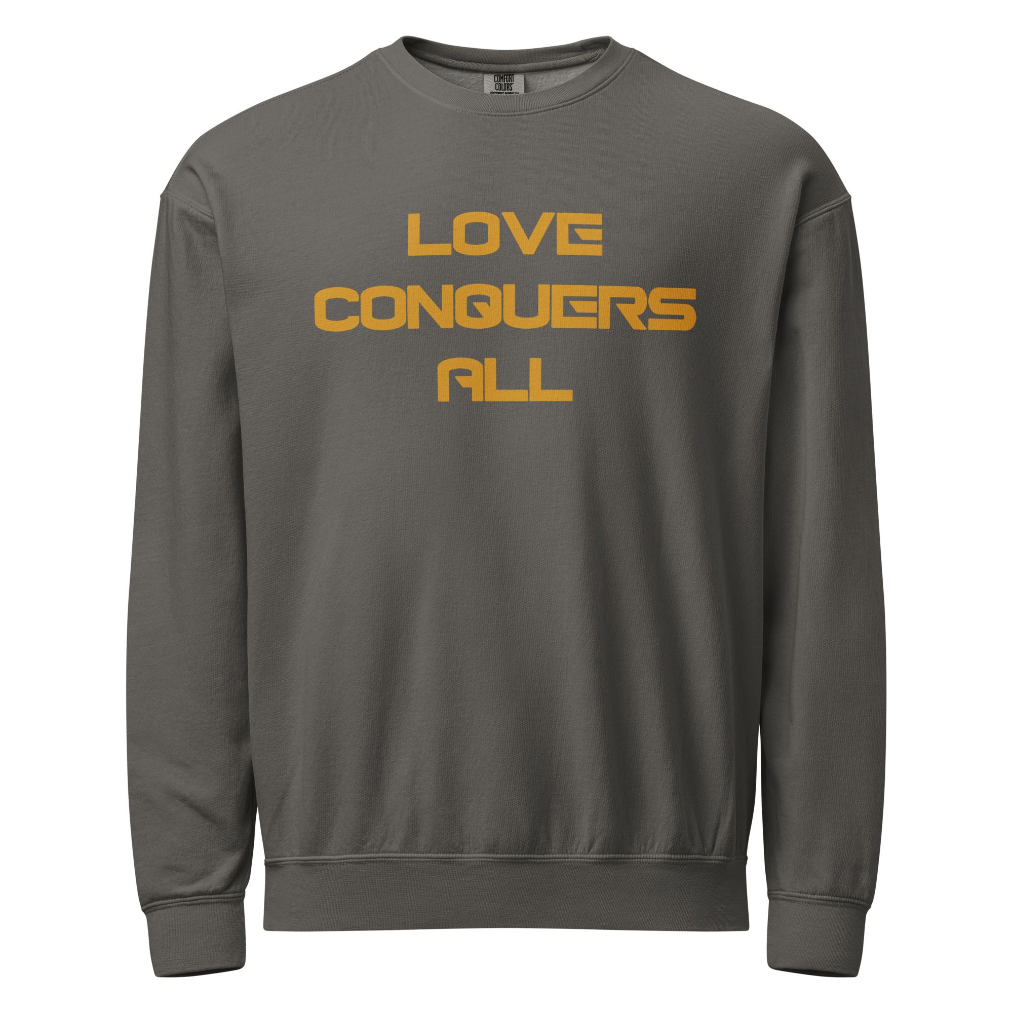 Unisex garment-dyed fleece crewneck sweatshirt 6