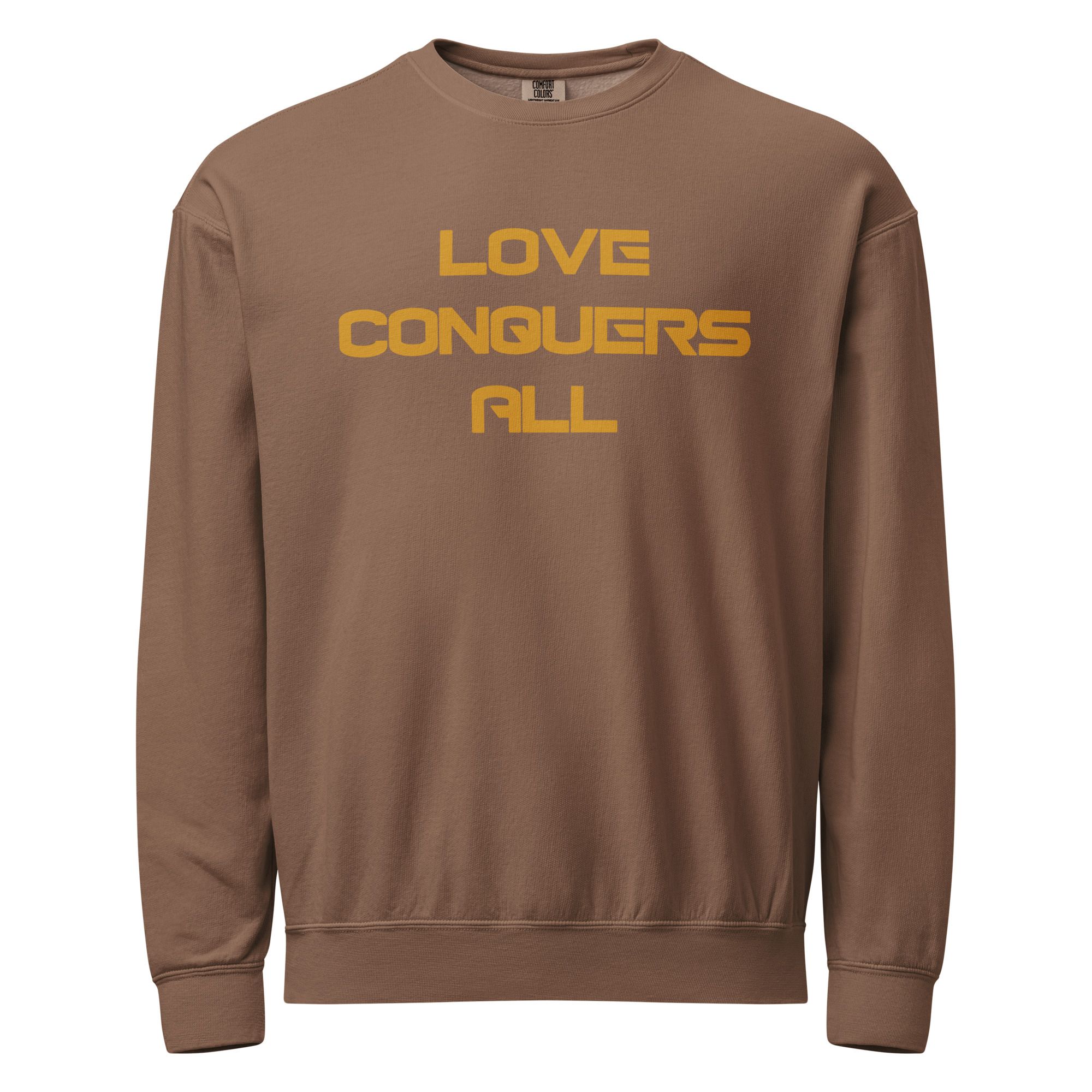 Unisex garment-dyed fleece crewneck sweatshirt 14