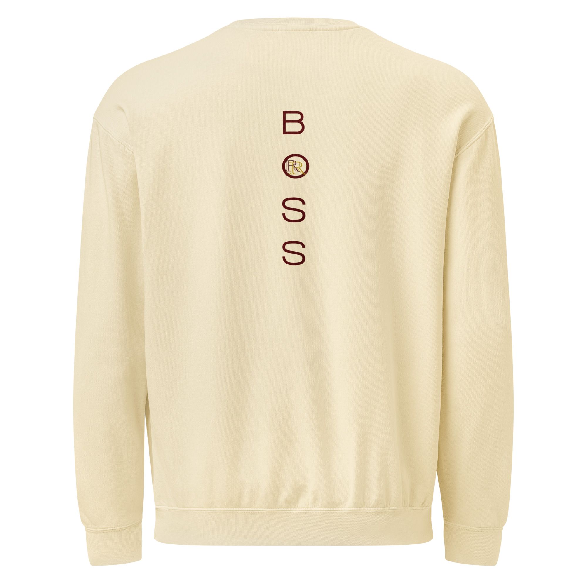 Unisex garment-dyed fleece crewneck sweatshirt 35