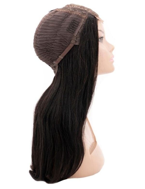 Straight Transparent Closure Wig 5