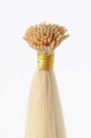 Indian Wavy Blonde I-Tip Extensions 4