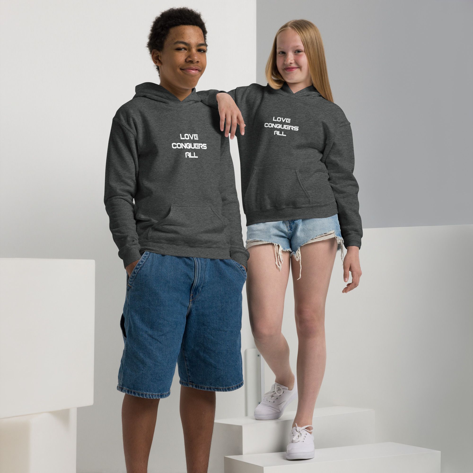Youth heavy blend hoodie 4