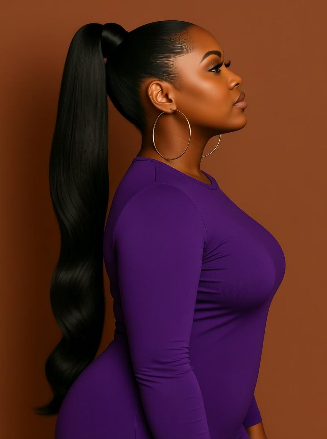 Silky Straight Luxury Hair Extensions – Sleek, Soft & Salon-Perfect 3