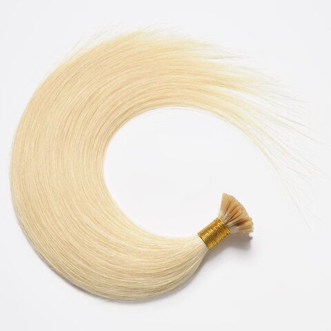 Indian Wavy Blonde I-Tip Extensions 3