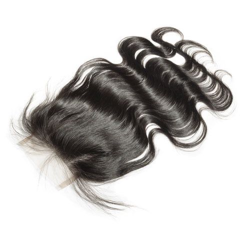 Raw 5x5 Transparent Deep Wave Closure 4