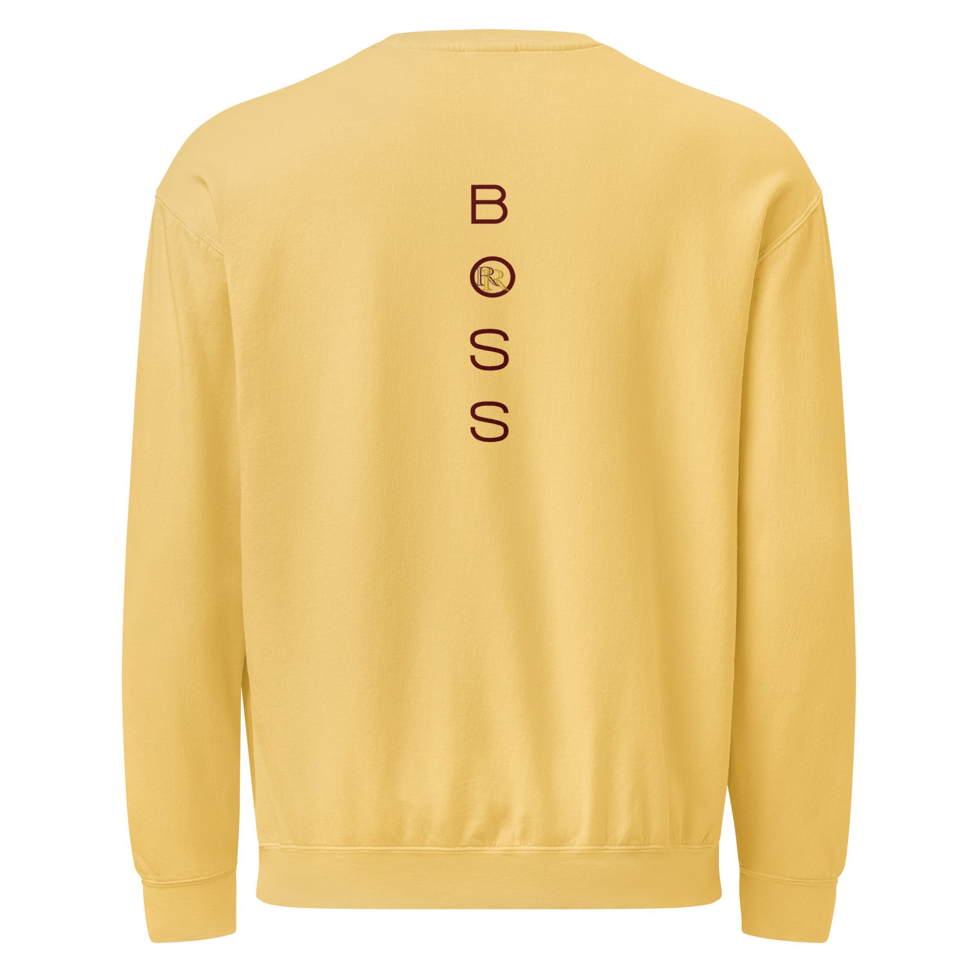 Unisex garment-dyed fleece crewneck sweatshirt 31