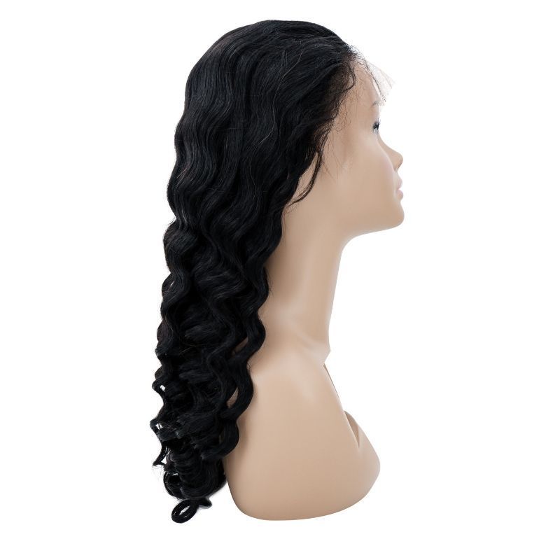 Brazilian Virgin Curly Hair 4*4 Lace Closure Wig 4