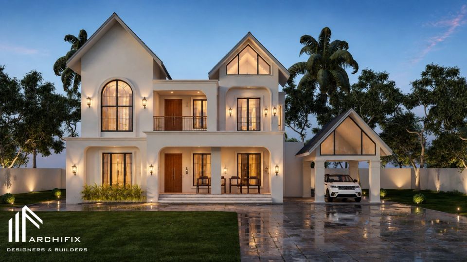 A completed Archifix home — designed and built by one team