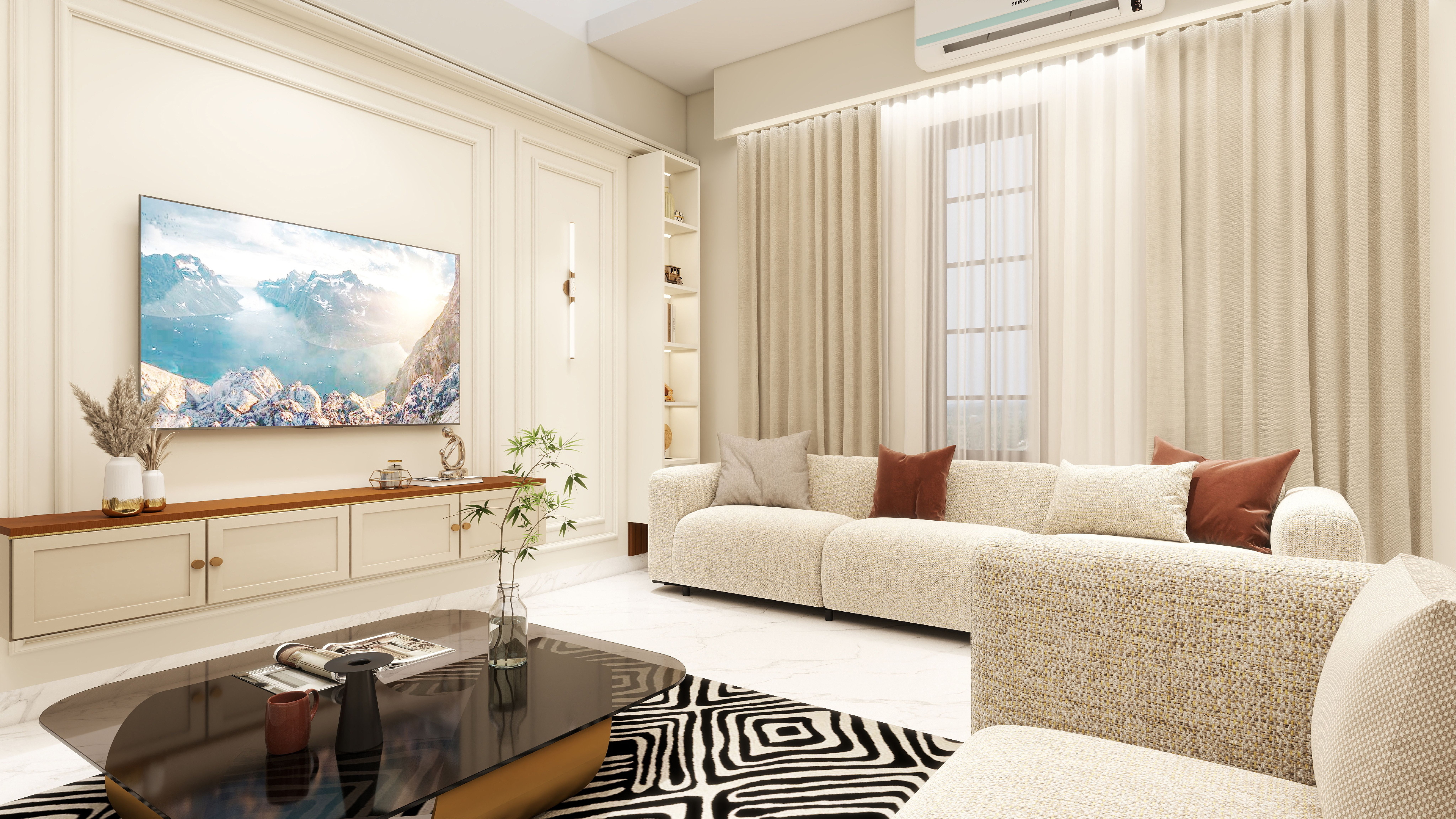 Detail of a completed Archifix interior