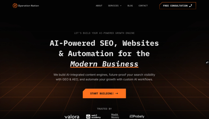 Operation Nation website