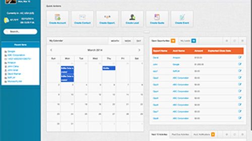 Prevue CRM screen shot