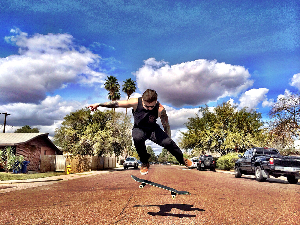Started Skateboarding