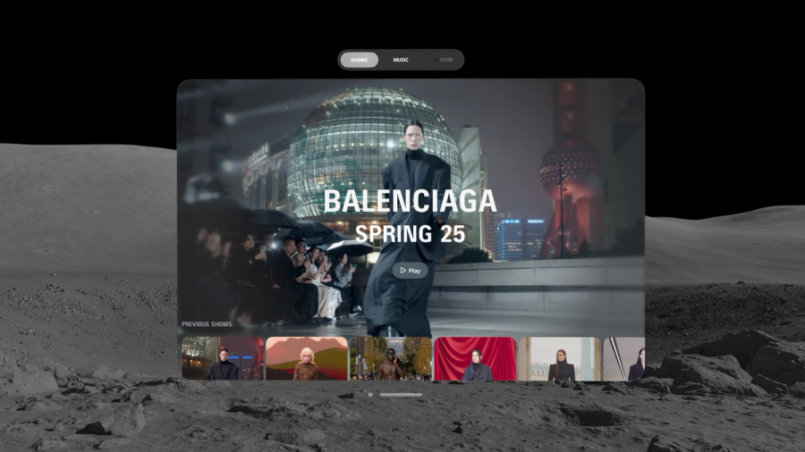 Balenciaga — Apple Vision Pro Experience — capture 1