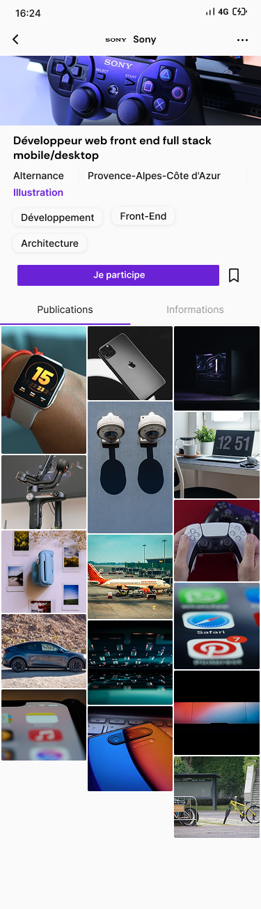 Skilz — Plateforme B2C — capture 9