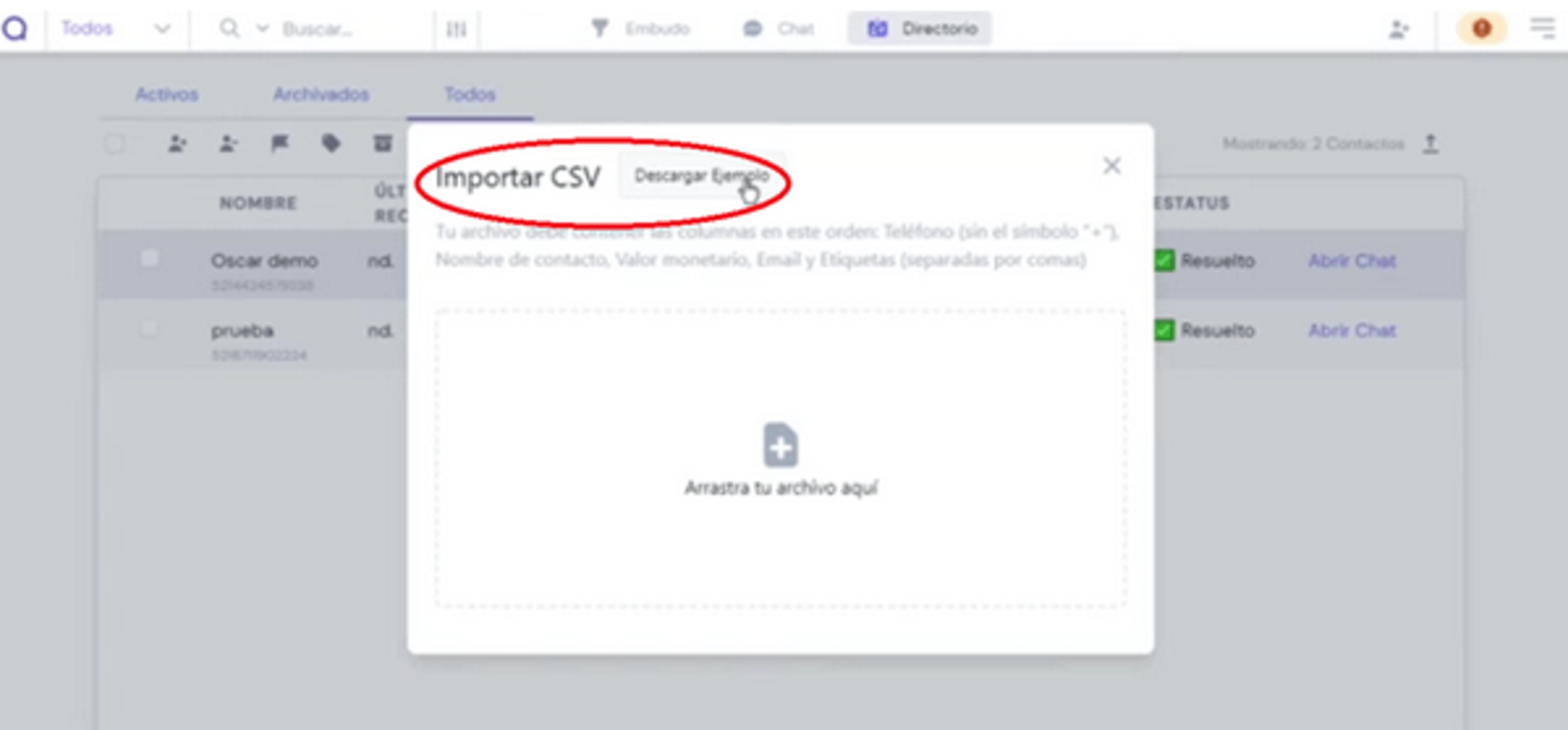Ilustración del artículo: Cómo importar una lista de contactos a Leadsales