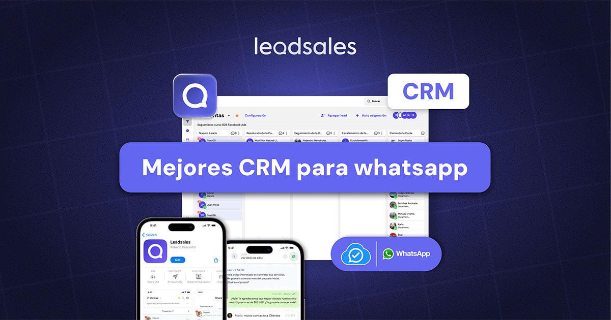 Portada del artículo: Los 10 mejores CRM para WhatsApp en 2026: comparativa para elegir