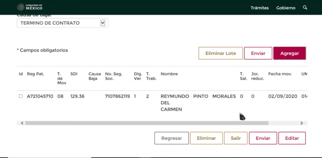 Processo IMSS