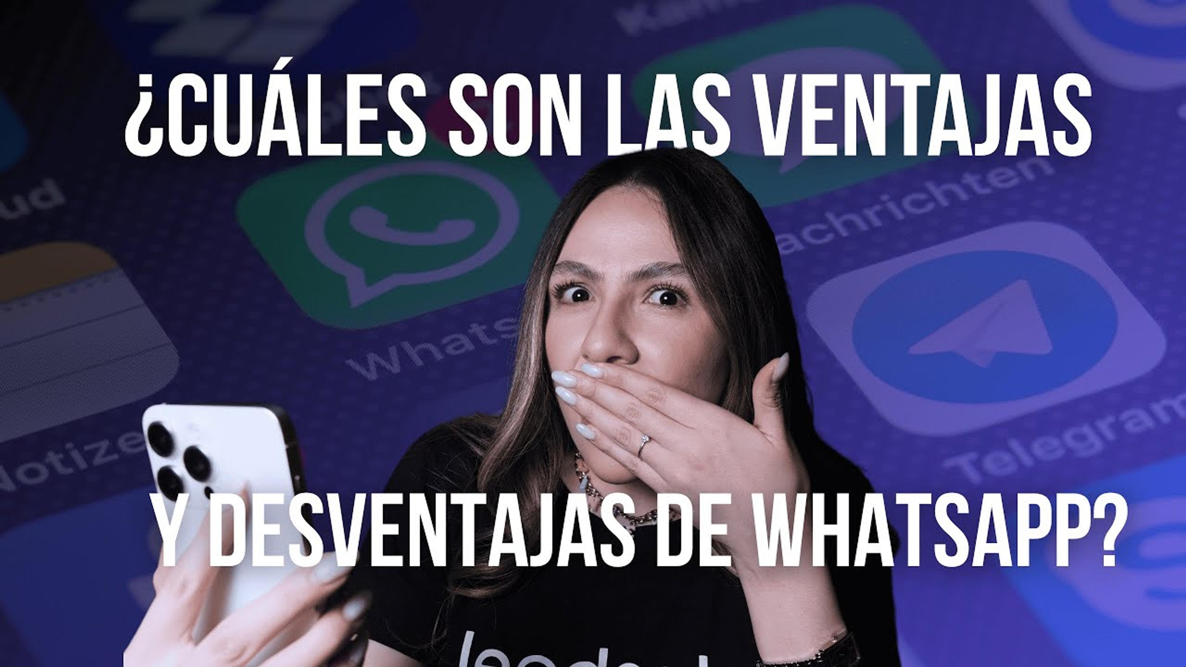Video: Cuáles son las ventajas y desventajas de WhatsApp