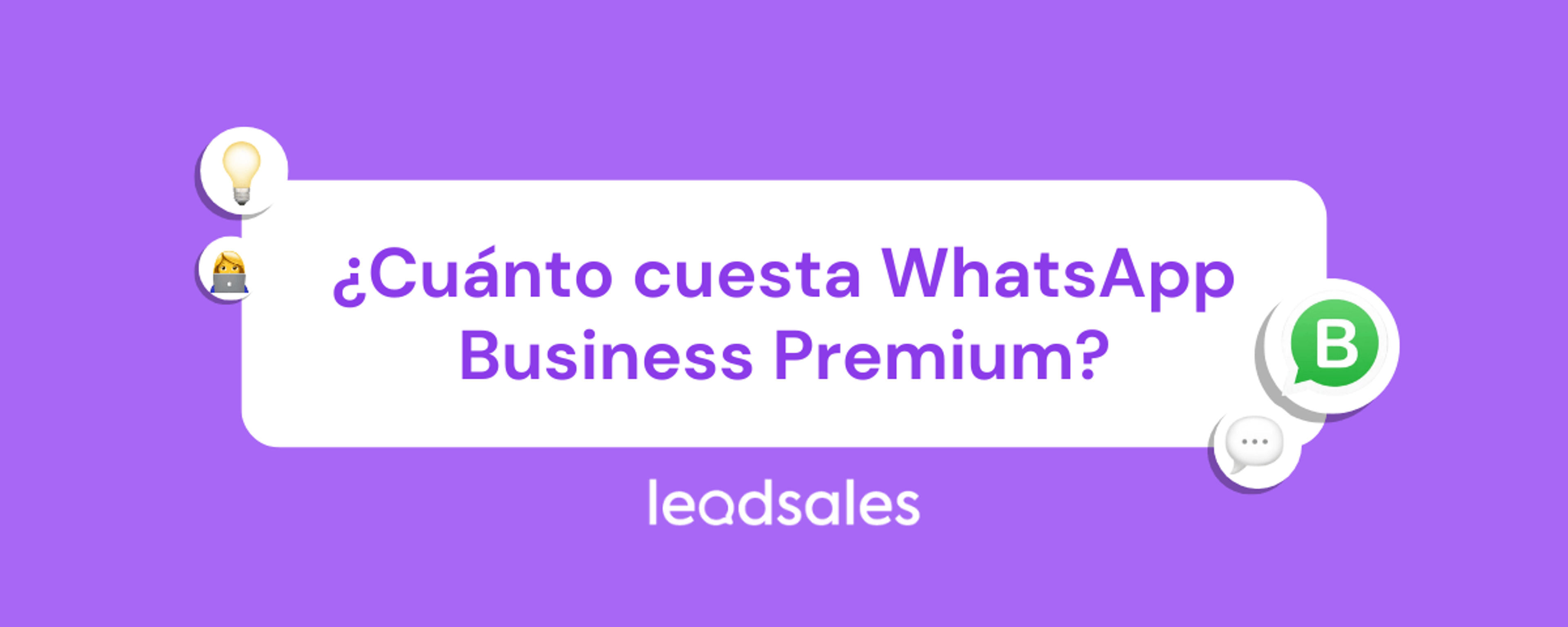 Portada del artículo: ¿Cuánto cuesta WhatsApp Business Premium?