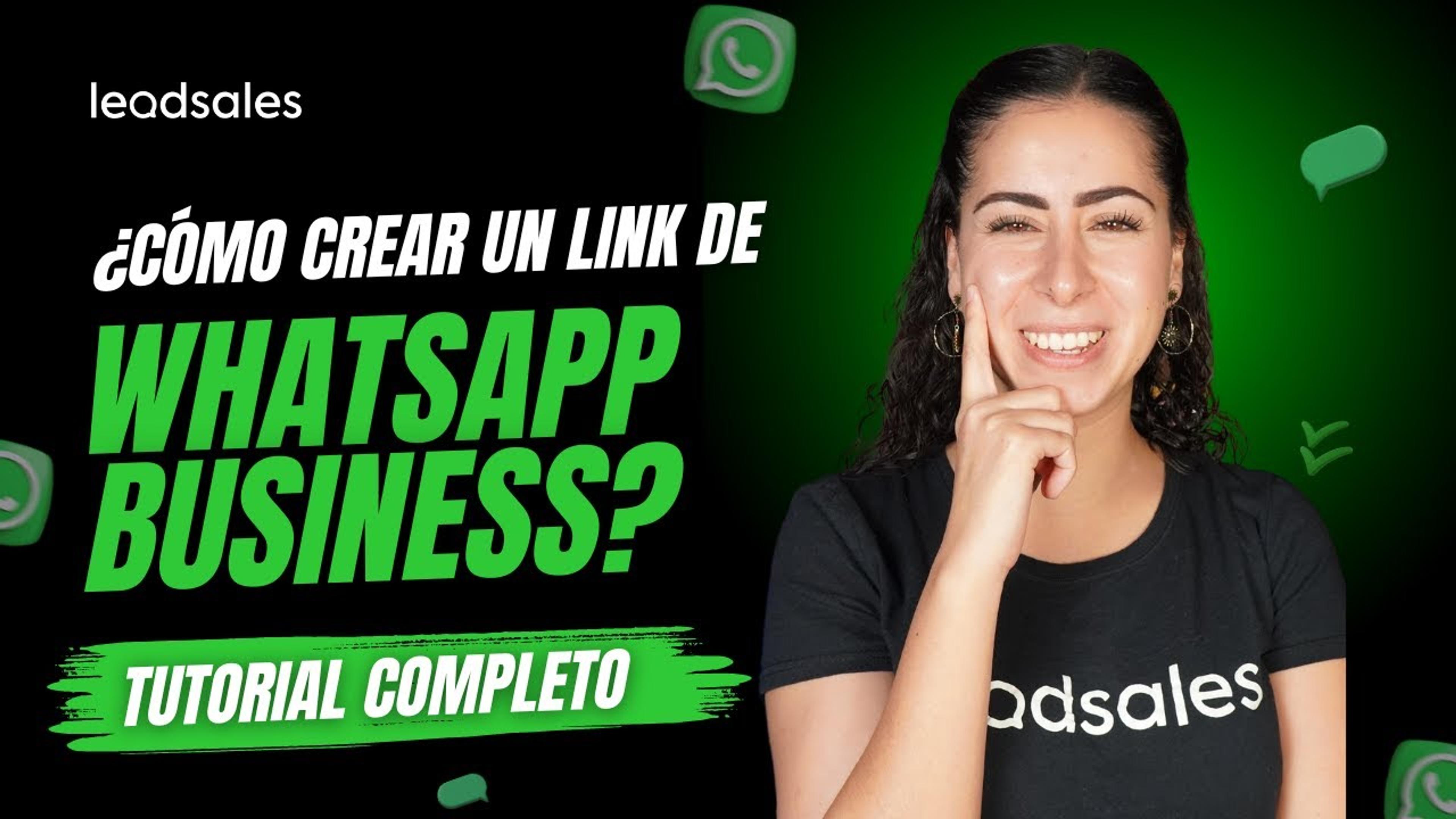 Video: Obtén un enlace directo de WhatsApp Business