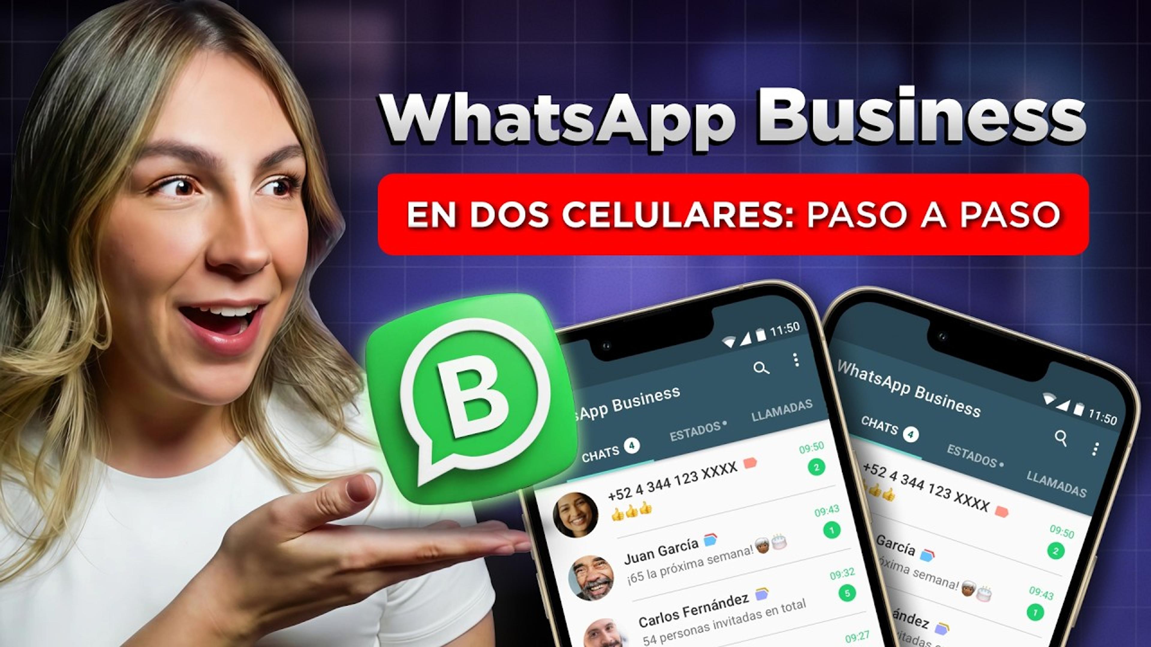 Video: ¿Cómo tener WhatsApp Business en 2 celulares con la misma cuenta?