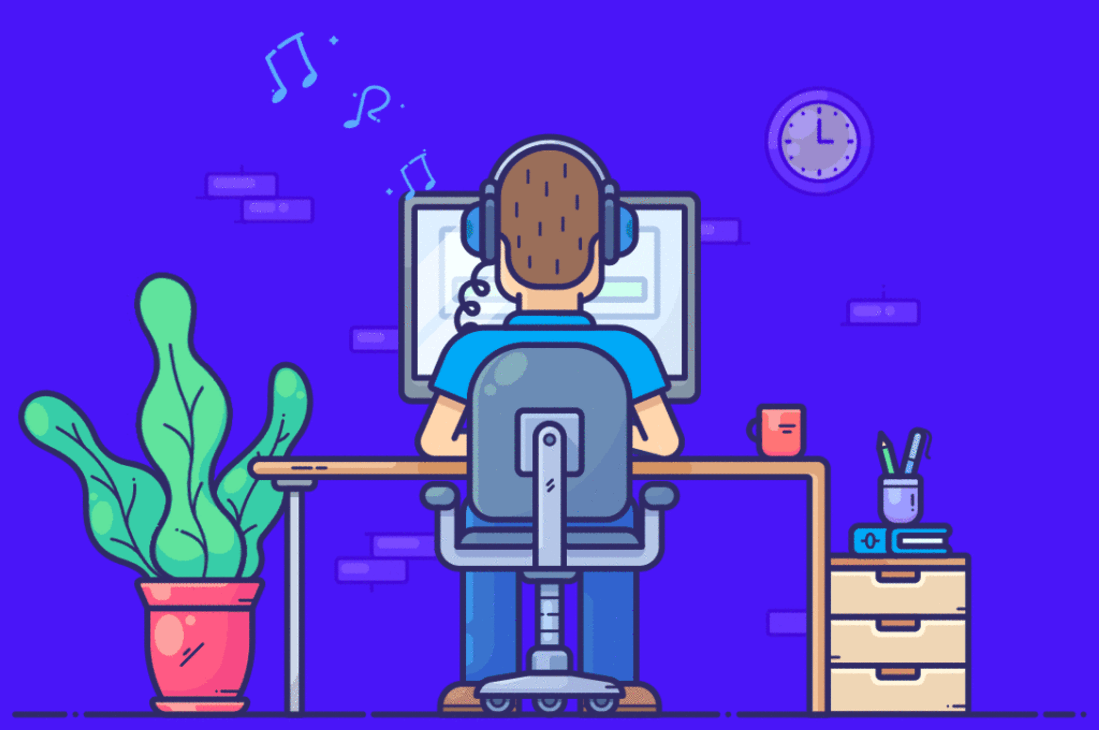 Mantener el enfoque en el trabajo