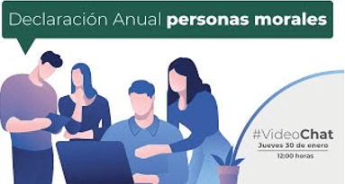 Declaración anual en personales morales