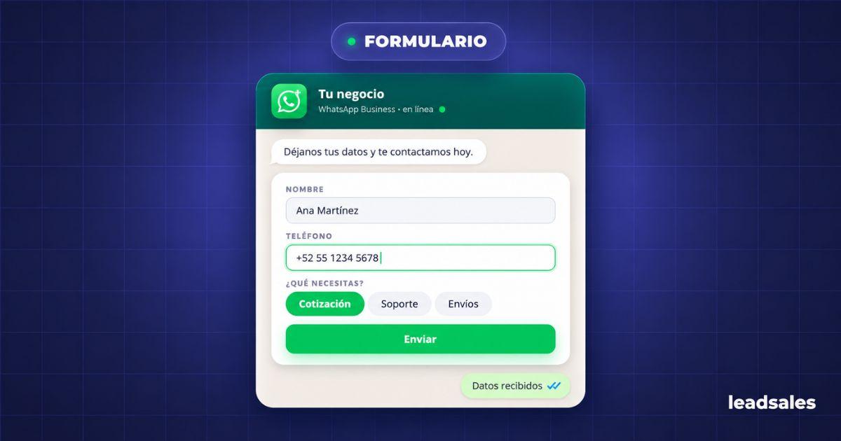 Portada del artículo: Cómo hacer un formulario en WhatsApp Business: 3 métodos