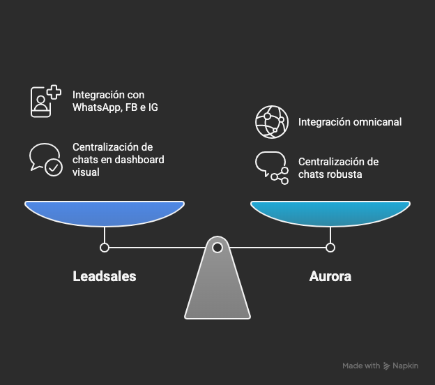 Ilustración del artículo: Leadsales vs Aurora: ¿cuál CRM para WhatsApp te conviene más?