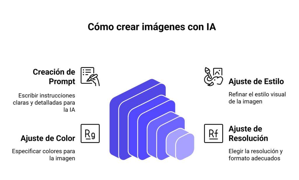 Pasos cómo usar IA para crear imágenes