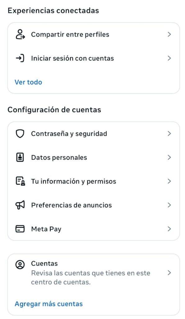 Pantalla de Instagram para verificar alertas de inicio de sesión
