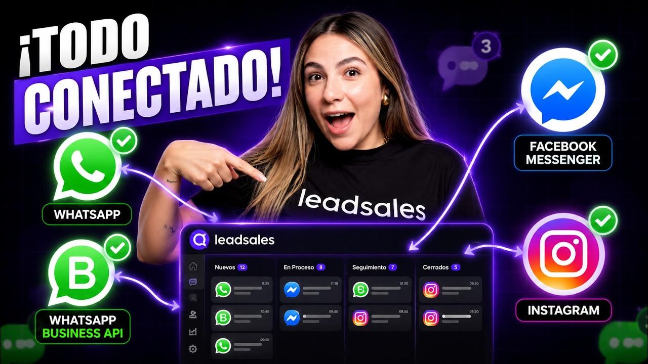 Video: Cómo conectar y usar las integraciones de Leadsales: WhatsApp, Instagram y Facebook