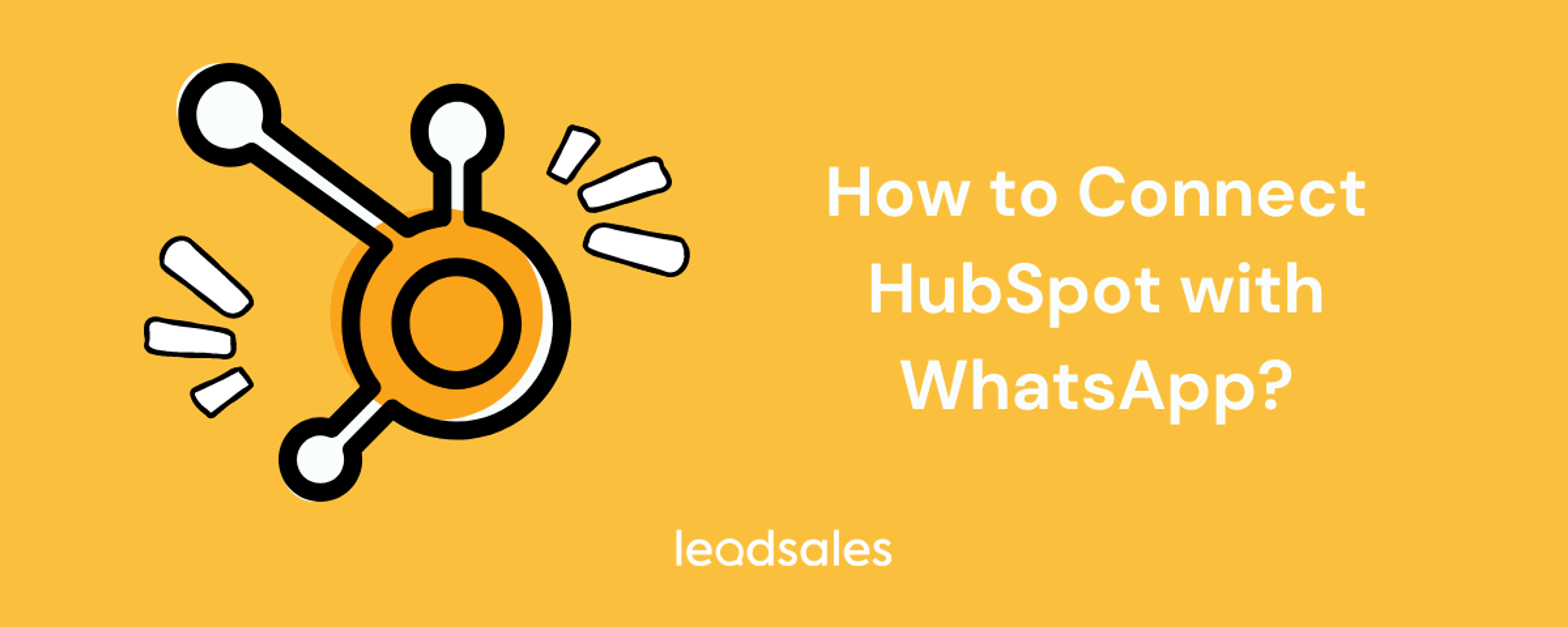 Cover image for the article: How to Connect HubSpot with WhatsApp?