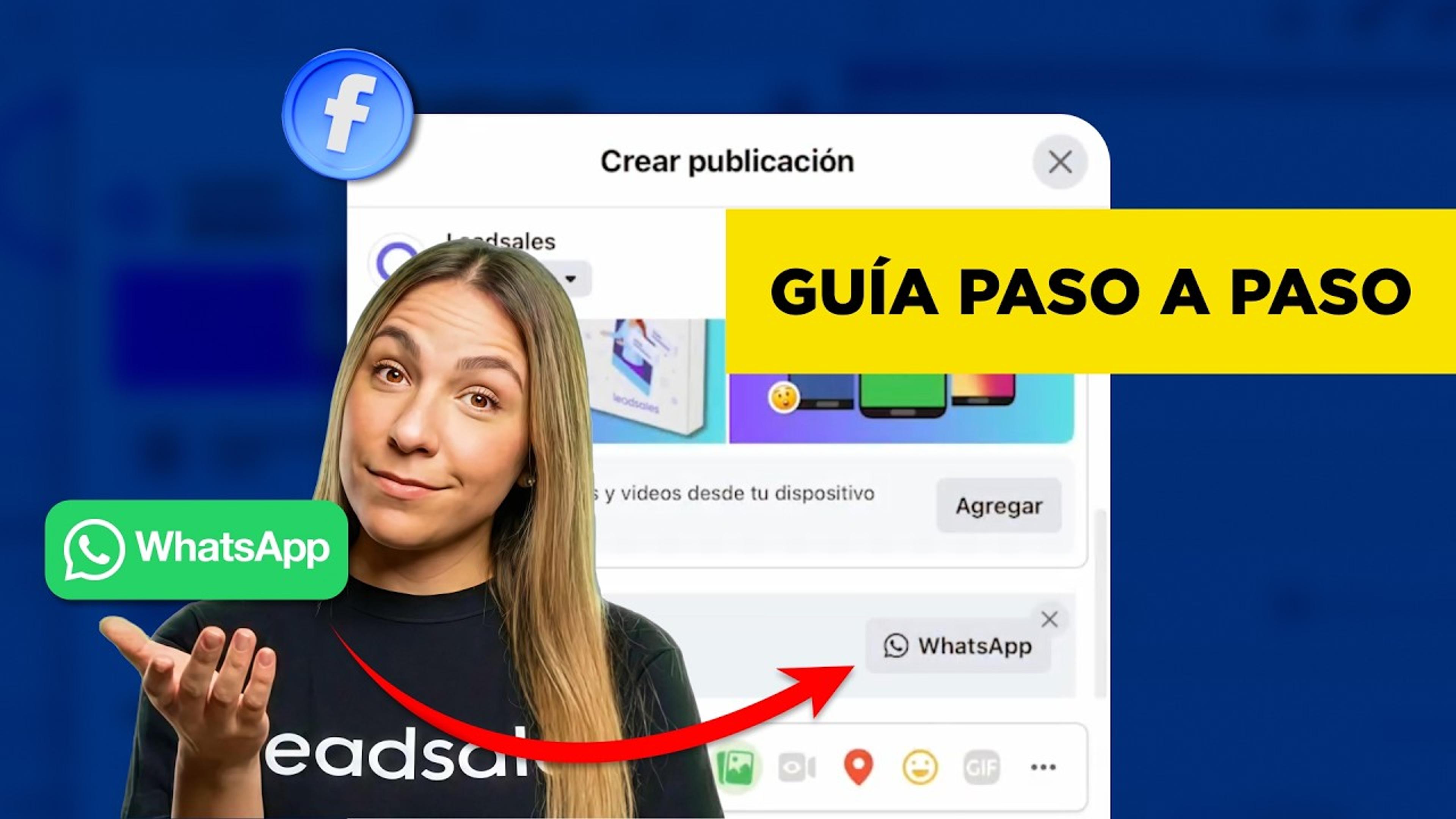 Video: Cómo poner botón de WhatsApp en publicaciones de Facebook (Guía paso a paso)