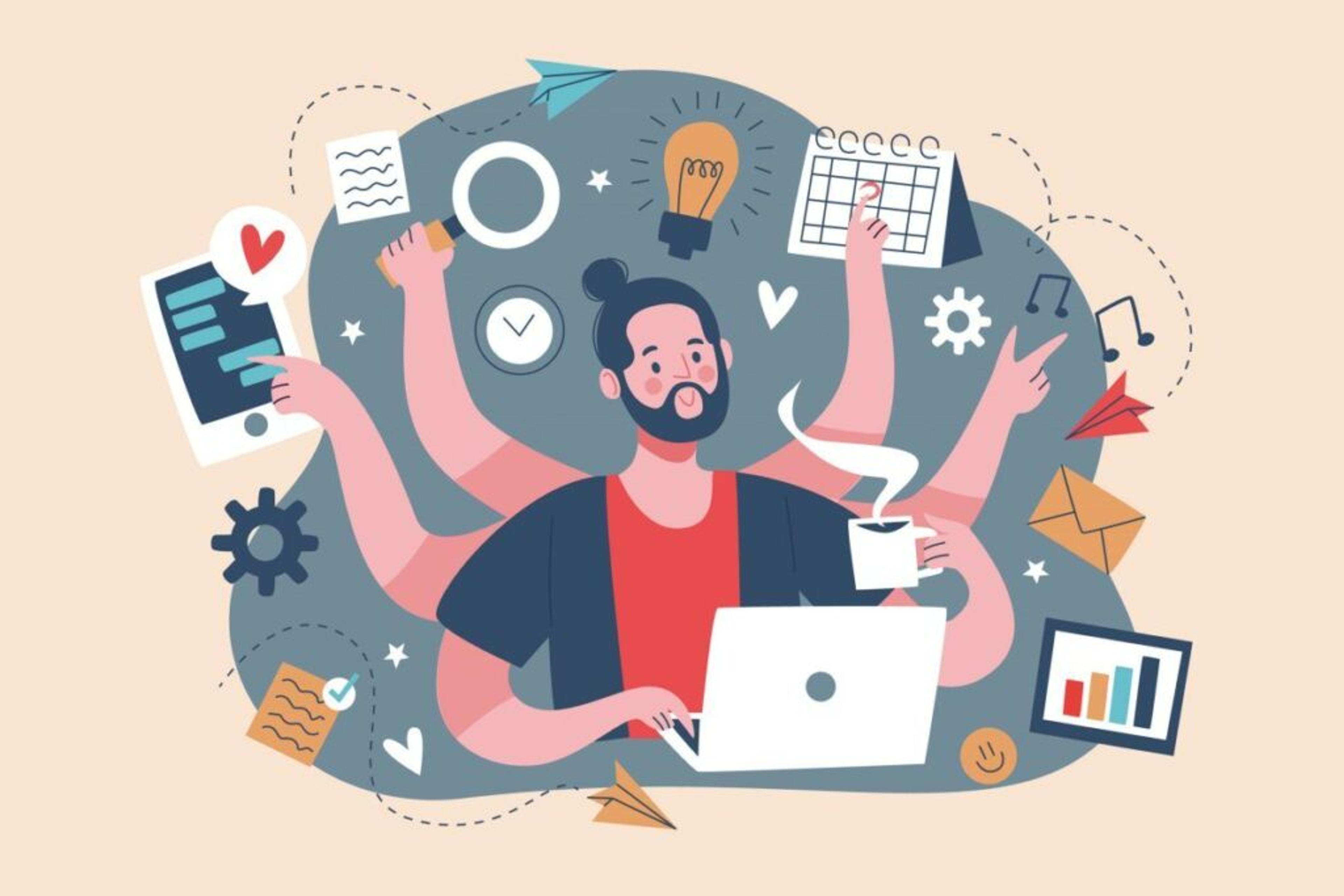 Ilustración del artículo: ¿Cómo administrar mi tiempo si estudio y trabajo?