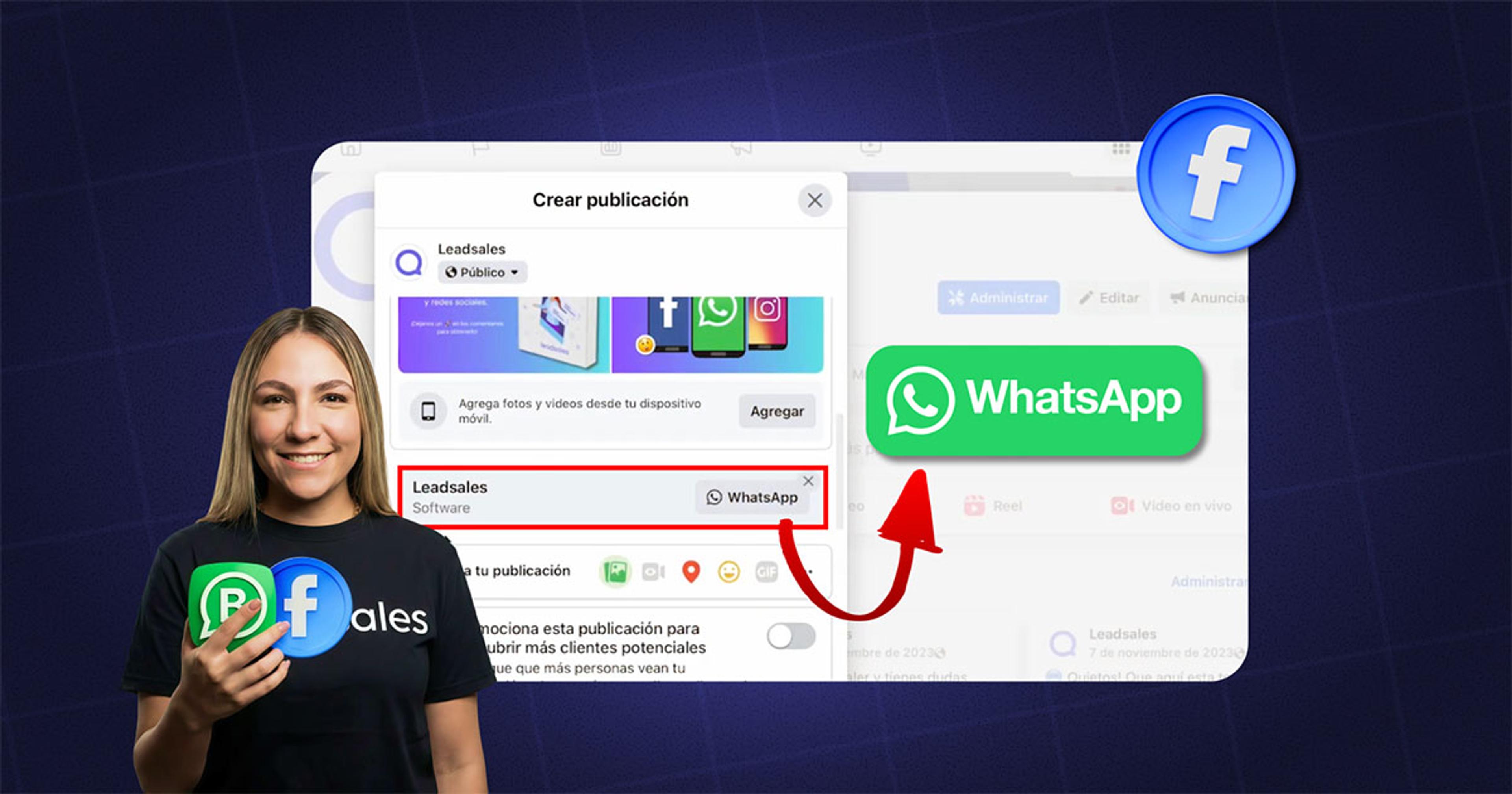 Portada del artículo: ¿Cómo hacer publicidad en Facebook con enlace a WhatsApp?