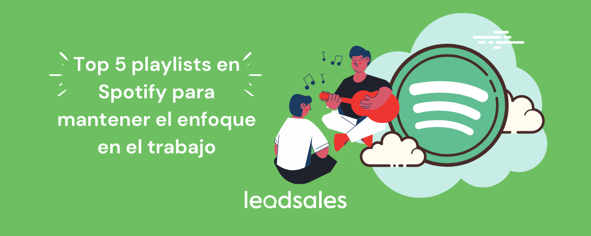 Portada del artículo: Top 5 playlists en Spotify para mantener el enfoque en el trabajo